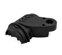 Couvre-tête réglable en plastique pour débroussailleuse et débroussailleuse - Outil de remplacement, réglage multi-angle, démontage compact, Dur (1 pièce, noir)