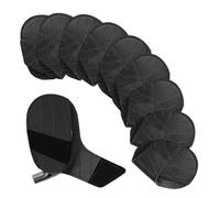 Couvre-têtes de Club de Fer, kit de Protection en Cuir, Housses de Protection, équipement de Golf d'aide à l'identification, Joueur, équipement Portable pour Les séances d'entraînement