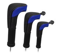 Couvre-Têtes De Club De Golf Pour Ut, Bois De Parcours, Driver 3-Pack Bleu