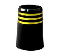 Couvre-têtes de fer en plastique 9,4 x 20 x 13,8 mm Argenté | Construction en plastique, finition argentée, taille 9,4 x 20 x 13,8 mm, protection contre les rayures, design à enfiler