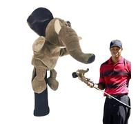 Couvre-têtes de golf animal, housses de club de golf d'animaux drôles | Housses de club de golf en peluche de qualité, ajustement parfait et sécurisé, housses de clubs de golf avec design animal
