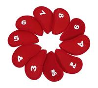 Couvre-têtes De Golf | Lot de 10 Couvre-têtes De Golf avec Étiquette De Club Brodée - Driver Headcover, Accessoires De pour Hommes Protégez Vos Clubs avec Style