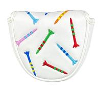 Couvre-têtes de Putter, Couvre-tête de Putter en Cuir avec Fermeture magnétique, Accessoires Sport avec décoration brodée, tête Demi-maillet