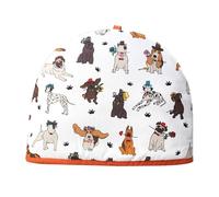 Couvre-théière isotherme pour théière de petite, moyenne et grande théière | Design amusant et tendance pour anniversaire, Noël, cuisine, nouvelle maison - 35 x 27 x 3 cm