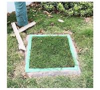 Couvre-trou d'homme robuste avec base et trou de traction portable, design invisible pour allées et autoroutes, idéal pour les parcs verts, les écoles et les fosses septiques