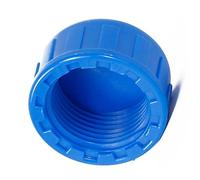 Couvre-tube PVC Couper le capuchon de bloque du tuyau, PVC Femelle Feme Faste Pipe Adapter le capuchon Blanking pour les joints et les tuyaux d'étanchéité bleu 50mm
