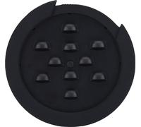 Couvre-tympan de 100 mm facile à installer pour les parties de guitares acoustiques, accessoires de couverture noirs, pour les passionnés