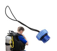Couvre-valves de réservoir - Protection de DIN Industrielle, Bouchon Anti-poussière fileté mâle, Bouchon fixé par câble | Protection de la Bouteille pour plongée, Stockage, Voyage, Aventure à a