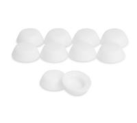 Couvre-vis pour vis à tête fraisée blanches, 10 pièces, Couvre-vis pour vis de rebord de fenêtre (Diamètre extérieur : 10 mm, Diamètre intérieur : 6 mm, Hauteur : 4,0 mm)