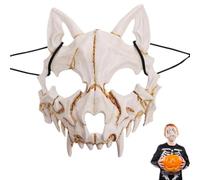 Couvre-Visage Crâne Halloween Accessoires Costume Carnaval Cosplay | Masque Crâne D'Horreur Pour Adultes Adolescents Performance Scénique Maison Hantée Festival Mascarade