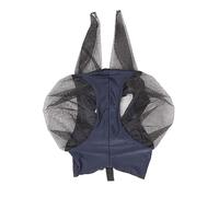 Couvre-Visage de Cheval avec Oreilles, Haute élasticité, Maille Respirante, Protection Contre Les Insectes, Masque Facial réglable en polyuréthane pour l'entraînement d'équitation