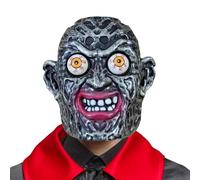 Couvre-visage D'Halloween - Masque De Globe Oculaire D'horreur, Accessoire De Costume Imprimé Squelette, Couvre-visage Réglable, Design De Mascarade Confortable | Déguisement De Fête D'Halloween Pour