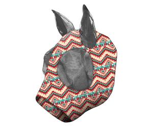 Couvre-visage équin - Coupe moyenne et grande, protection en tissu ventilé, construction extensible flexible | Participation sur le terrain Exercice de trekking Ranch Prairie Protection des oreilles D