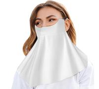 Couvre-visage pour le soleil, masque de protection UV, Masque solaire SPF Neck Gaiter, Couverture solaire respirante, masque facial complet, masque de protection solaire rafraîchissant pour