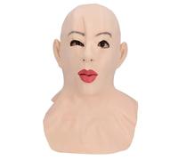 Couvre-Visage réaliste en Latex pour Femme, Couvre-Chef réutilisable, matériau en Latex élastique Doux pour Les fêtes costumées, Les Spectacles sur scène, Les tournages de Films,
