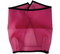 Couvre-Visage Rose pour Mouches de Cheval, Pare-Soleil, Couverture complète du Visage en Fine Maille, Circulation d'air, Polyester, 14,6 x 10,2 po / 37 x 26 cm, équitation
