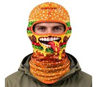 Couvre-visage ski Hamburger, Frites Coiffe Intégrale, Enveloppante la | Ergonomic Couvre-visage Intégral, de Snowboard Cyclisme, Moto Randonnée, Course Pêche Escalade, en Plein Air