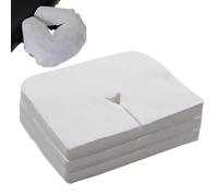 Couvre-visages jetables - 14 pouces, 100 pièces, accessoires non tissés respirants | Housses de berceau de Massage pour femmes, adultes, amis, chaises, spas, Salons, maison