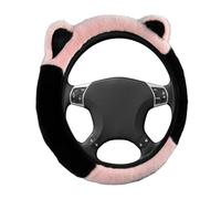 Couvre-Volant - 14,96 Pouces Furry Grip | Peluche antidérapante - Accessoire de Voiture Chaud pour l'hiver pour Femmes, Voitures, camions, SUV, berlines, intérieur Confortable et Respirant, Mise