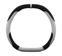 Couvre Volant Accessoires De Couverture Volant Voiture en Cuir Suédé pour Lincoln pour Nautilus 2023 2024 2025(White6)