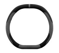 Couvre Volant Accessoires De Couverture Volant Voiture en Cuir Suédé pour Lincoln pour Nautilus 2023 2024 2025(Titanium7)