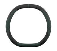 Couvre Volant Accessoires De Couverture Volant Voiture en Cuir Suédé pour Lincoln pour Nautilus 2023 2024 2025(Black and Green3)