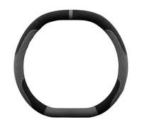 Couvre Volant Accessoires De Couverture Volant Voiture en Cuir Suédé pour NETA pour AYA V 2022 2023 2024(Black Blue A1)