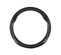 Couvre Volant antidérapant Cache-Volant Cuir Fibre Carbone pour Citroën C1 C2 C3 C4 C5 C6 VTS pour Xsara pour C-Crosser pour Berlingo pour Jumpy(O Grain de Carbone)