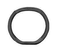 Couvre Volant antidérapant Cache-Volant Voiture pour Peugeot 106 107 108 206 207 208 301 307 308 406 407 408 508 607 2008 3008 4008 4008 5008 GT RCZ pour Rifter(Double D Type Noir)