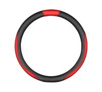 Couvre Volant antidérapant Housse Volant 38 Cm pour Citroën C1 C2 C3 C4 C5 C6 C4l pour Berlingo pour Picasso pour Aircross pour Sega pour Elysee(O Style A Rouge)