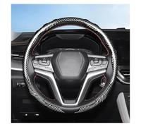 Couvre Volant antidérapant Housse Volant Texturée À Clipser Design Sport Ondulé Coque Protection pour D-Max Mu-X pour N-Series Elf pour Forward(Noir)