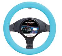 Couvre Volant Auto Universel Soft Sil Bleu Gris Diamètre 35-40cm Simoni Racing