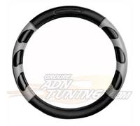 Couvre volant - BC Corona - GRIP - Noir/Gris - Pour voiture - Confortable et antidérapant