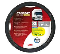 Couvre-volant camion en Skeentex GT-Sport Noir/Beige 49-51cm