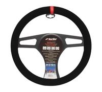 Simoni Racing Couvre-volant Carrera Look Microfibre noir Marquage rouge 37-39 cm
