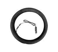 Couvre Volant Chauffant 12V Chauffant Chaud Respirant Voiture Accessoires | Couvre Volant Noir pour Camion Pick-ups SUV Camping Quotidien Trajet Résidentiel Aventure Véhicule Voyage Voyage Road Trip
