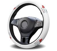 Couvre Volant Coiffe D'Infirmière, Fond Blanc, Mots Positifs Protege Volant Voiture Respirant Housse De Volant Antidérapant Caches De Volants pour Véhicules Camions SUV 38CM