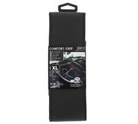Car Plus couvre-volant Comfort Grip uni similicuir noir 41-42 cm