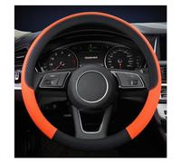 Couvre Volant Couverture De Volant De Voiture en Cuir PU, Accessoires D'intérieur Automobile pour A1 8X A2 A3 A4 A5 A6 pour Avant Accessoires Intérieurs Voiture(Orage)