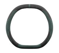 Couvre Volant Couverture De Volant Voiture en Daim Accessoires pour Chery pour Jetour T1 T2 2023 2024 2025(Black Green D D4)