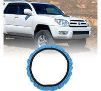 Couvre-Volant, Couvre-Volant De Voiture En Cuir Synthétique Bleu 14,6"-15", 1 Pièce