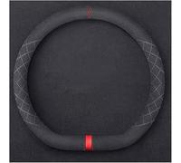 Couvre Volant de Voiture en Cuir pour Audi A1 A3 A4 A6 TT Allroad Q3 Q7 R8 S6 SQ5 RS4, Antidérapant Respirant Durabilité Volant Protecteur Taille 37-39cm pour Hommes Femmes,D-D-38CM