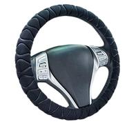 Couvre Volant de Voiture en Peluche Chaud Hiver Universelle Caches de Volant Thermique Antidérapant Elastique Auto Protege Couvre Volant Voiture de 36 à 39 cm, Accessoires Intérieur de Voiture