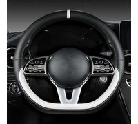 Couvre Volant de Voiture, pour BMW 3 Series Sedan E36 E46 E90 F30 G20 Housse de Protection de Volant Respirant RéSistant à l'abrasion Caches Volant Accessoire Voiture,C-D