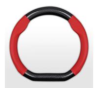 Couvre Volant de Voiture, pour Ford Fiesta MK8/Puma MK2 2017-2023 2024 Housse de Protection de Volant Respirant RéSistant à l'abrasion Caches Volant Accessoire Voiture,B-D