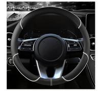 Couvre-Volant de Voiture, pour KIA Soul 1.Gen 2008 2009 2010 2011 2012 2013 2014 Antidérapant Respirant Microfibre Protection Volant 37-38cm Accessoire Auto Intérieur,O