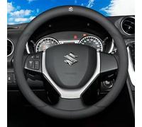Couvre Volant de Voiture pour Suzuki Vitara 2018-2023, Housse de Volant Caches en Cuir Microfibre Antidérapante Respirant Protection Accessoires Intérieur,D