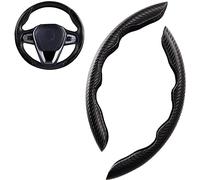 Couvre Volant de Voiture,pour Toyota Prius 30 20 V Prius C Plus Plug-in Prime XW10 XW20 XW30 XW50 2001~2022,Couvre-Volant Respirant AntidéRapant IntéRieur Accessoires,A-Black