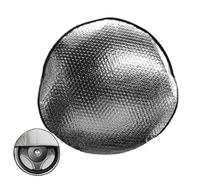 Couvre-Volant en Aluminium - Protecteur de Bouclier Thermique 40,5x40,5 cm, réflecteur Anti-brûlure, Pare-Soleil avec Protection de Direction de véhicule | Isolation Thermique fiable pour Les