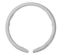 Couvre Volant en Cuir Motif en Fibre de Carbone gravé au Laser Élastique et Respirant Antidérapante pour Porsche Macan 2018-2024,R-White